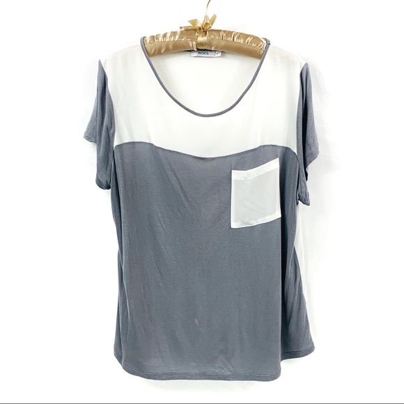 RICKI'S | Chiffon & Sparkle Pocket T-Shirt in XL - Picture 1 of 10
